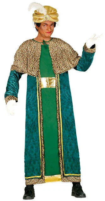 Disfraz de Rey Mago Baltasar Adulto Navidad Guirca